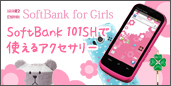 SoftBank 101SHで使えるアクセサリー