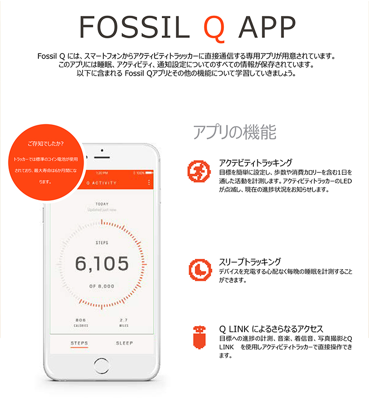 fossil q activity
