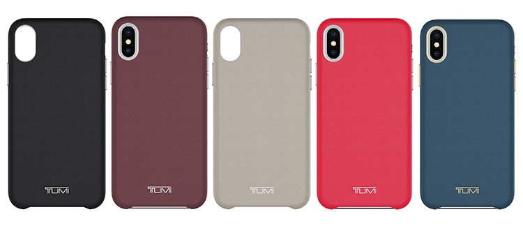TUMI Leather Wrap Case for iPhone XS / X