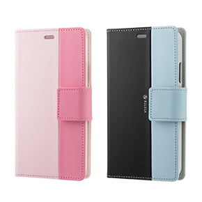 RILEGA Bicolor Leather Flip for iPhone X