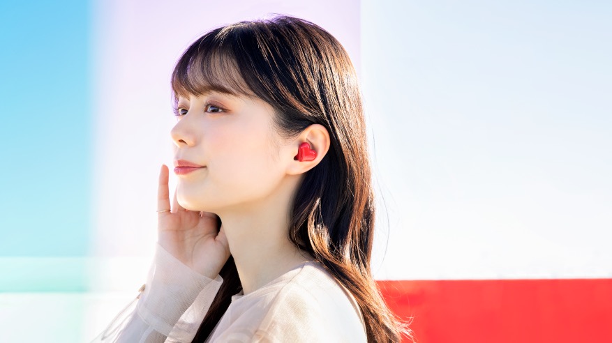 ハートときめく真っ赤なイヤホンHeartBuds〈レッド〉｜OSYAIRO